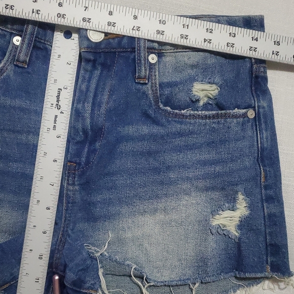 BlankNYC The Barrow Vintage High Rise Shorts Size 26 Distressed - Picture 9 of 9